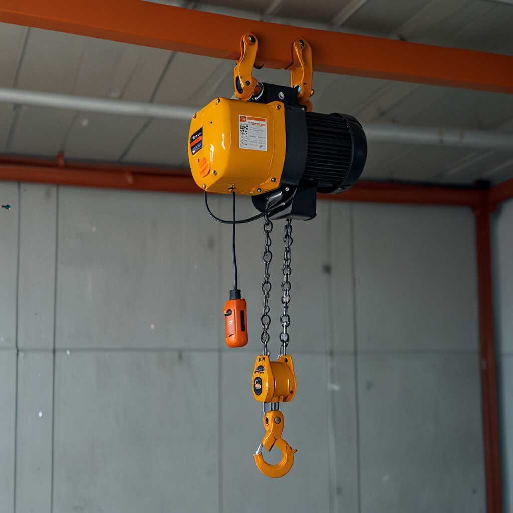 Comparison chart of electric hoist noise levels for buyers